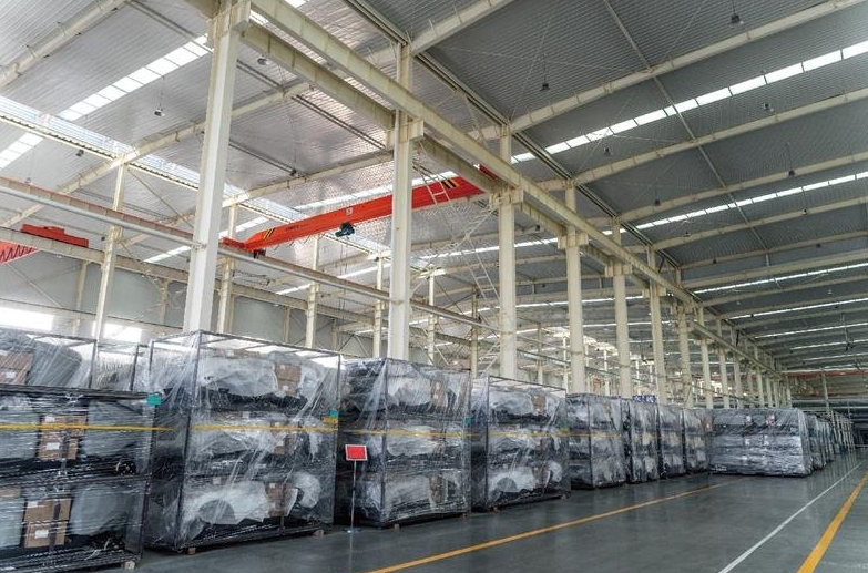 Inventario de carritos de golf nuevos en almacén de fábrica